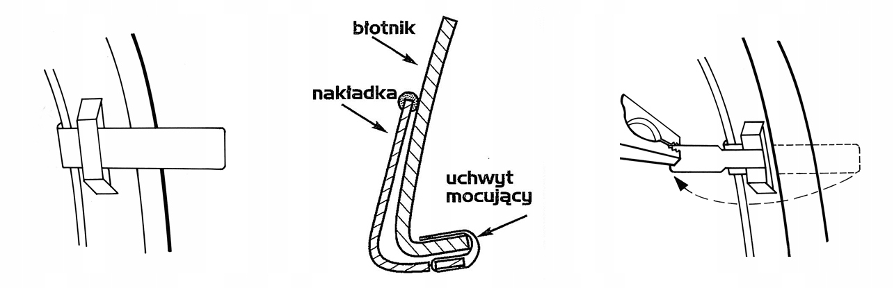 MERCEDES W204 C KLASA nakładki na błotnik 4 szt. Waga produktu z opakowaniem jednostkowym 1.8 kg