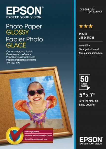 

Papier foto Epson Glossy 13x18 200g 50ark.OD Ręki
