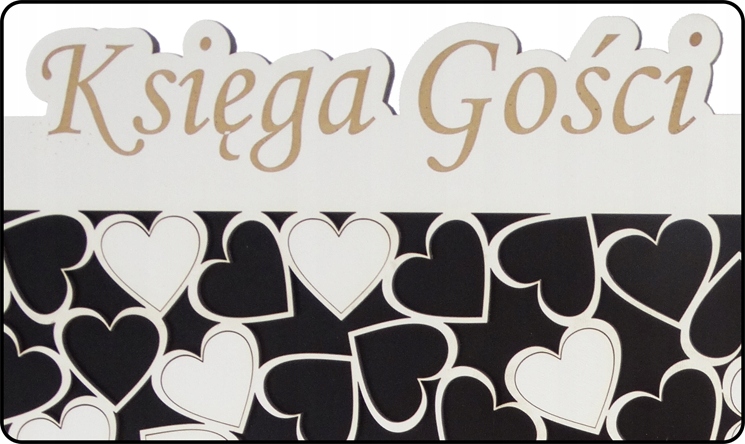 KSIĘGA GOŚCI ŚLUB WESELE OBRAZ PODZIĘKOWANIA SERCA Marka Goodfreshdecor