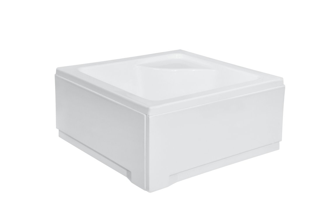 Brodzik Głęboki Kwadrat 90x90x26+OBUDOWA+KLIK-KLAK