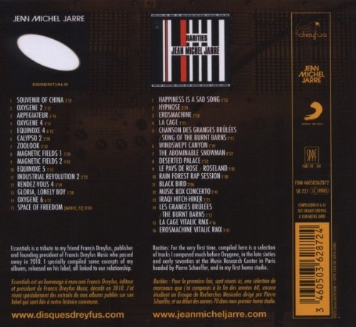 Jean Michel Jarre Essentials & Rarities 2 CD Tytuł Essentials & Rarities