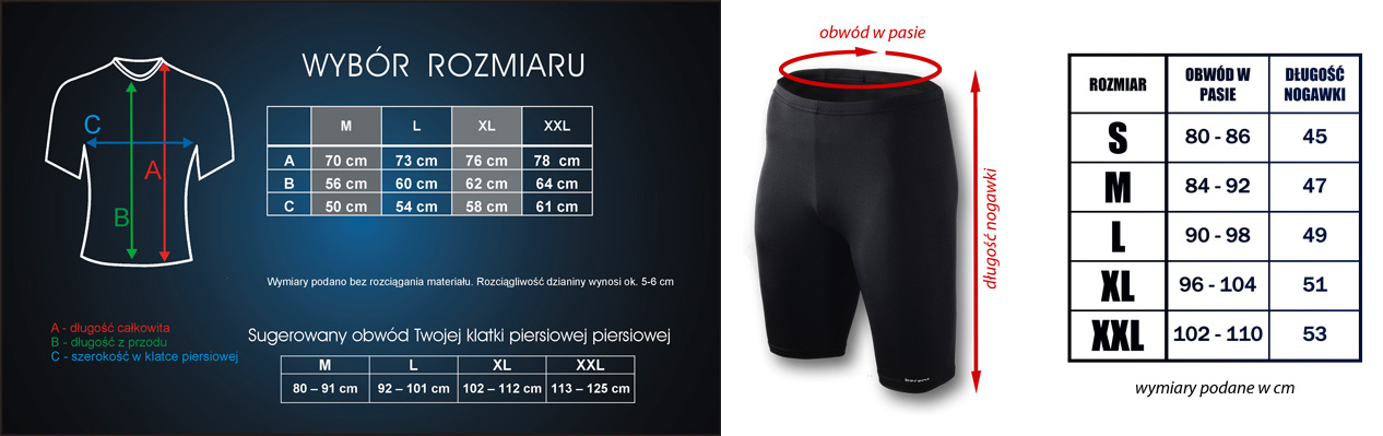 KOSZULKA + SPODENKI DO BIEGANIA BERENS +GRATIS L Długość nogawki krótka