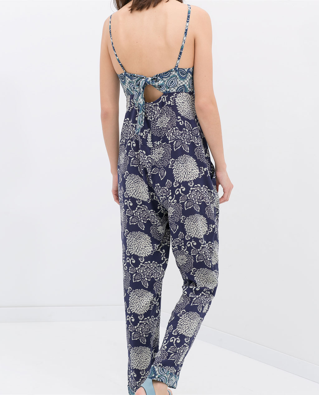 ZARA BASIC LETNI WZORZYSTY KOMBINEZON S Marka Zara