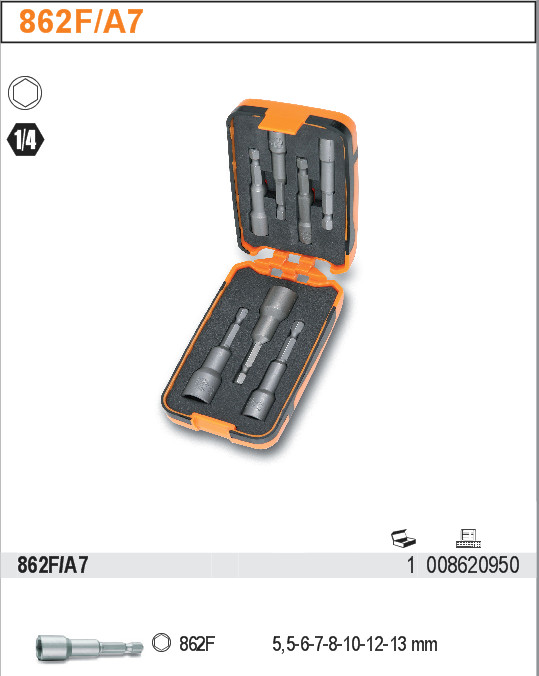 НАБОР ОТВЕРТОК BETA С НАСАДКАМИ 862