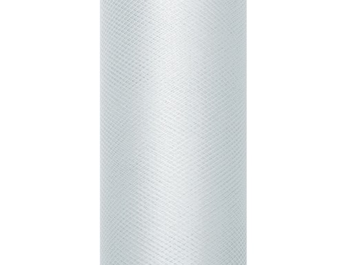 

Tiul na szpulce dekoracyjny 30cm 9m kokardy Szary