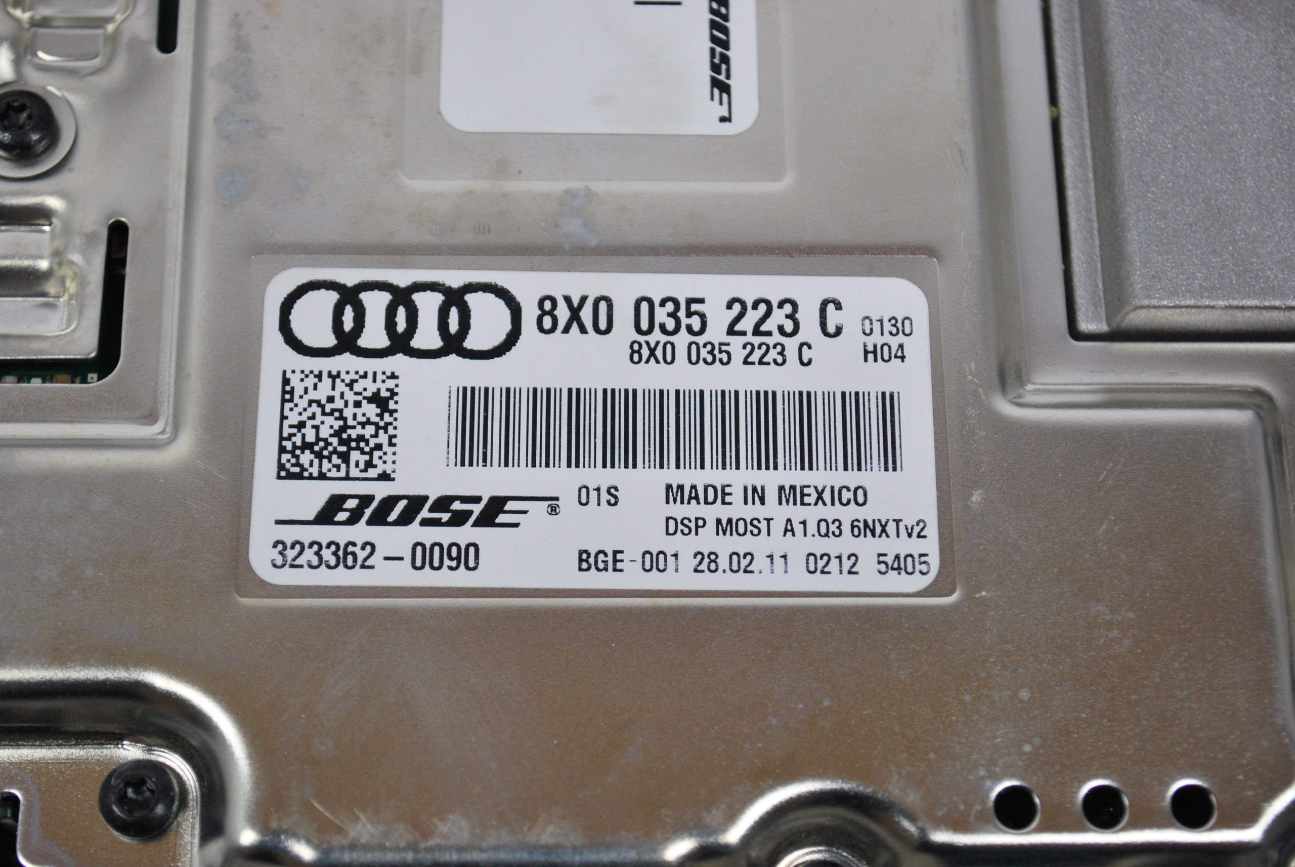 Nagłośnienie kompletne BOSE Audi Q3 RSQ3 8U Typ samochodu Samochody osobowe