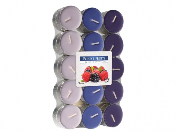 

Podgrzewacze tea light zapachowe Owoce Leśne 30szt
