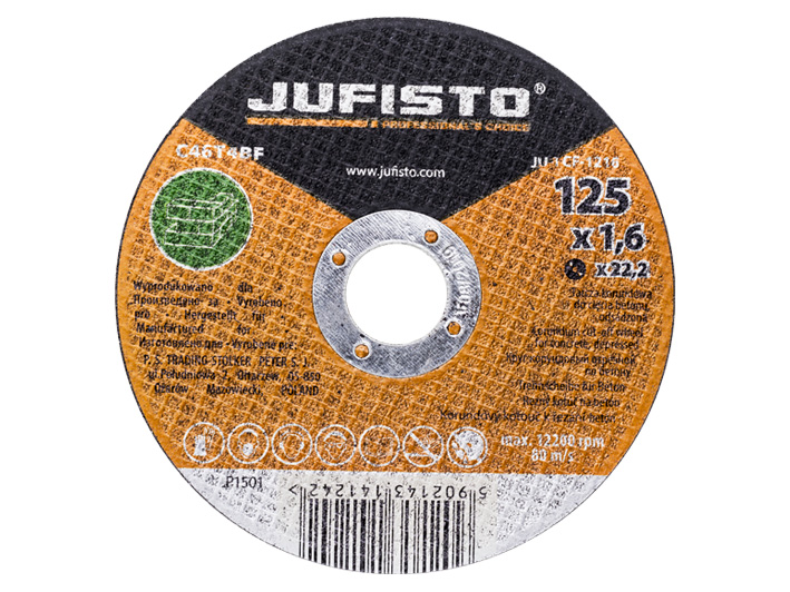 

Tarcza do cięcia betonu 125x1,6x22,2mm Jufisto