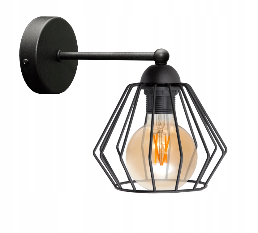 

Kinkiet Ścienny Plafon Loft Edison Druciak Retro