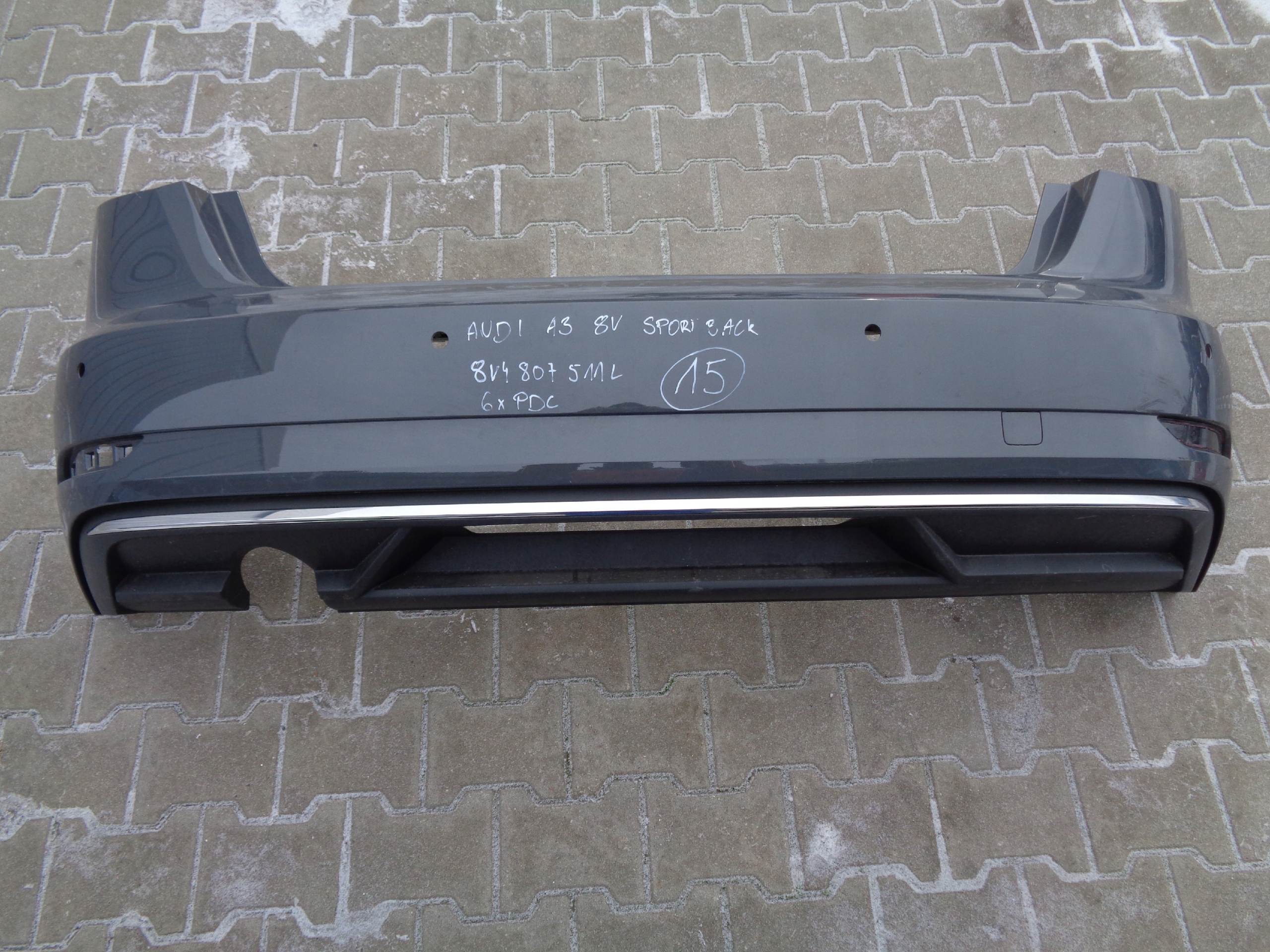 AUDI A3v РЕСТАЙЛІНГ SPORTBACK БАМПЕР TYLv4807511l