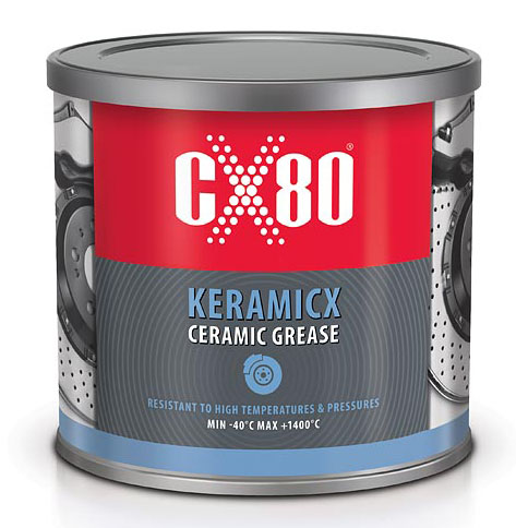 CX80 KERAMICX SMAR CERAMICZNY DO HAMULCÓW ŚRUB Wydechów piast 500g puszka