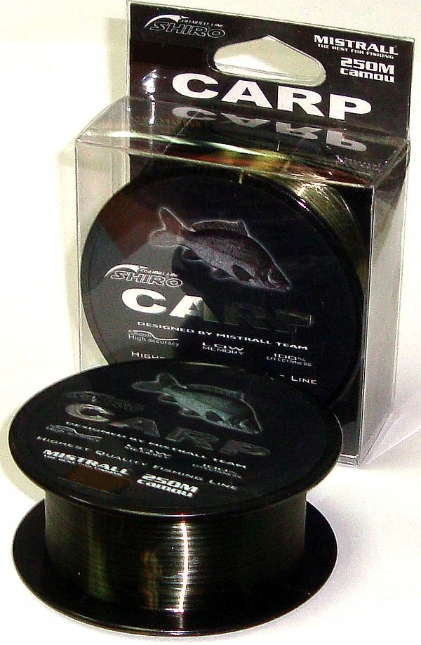 Żyłka SHIRO CARP Camou 0,22mm 6,70kg 250m Mistrall