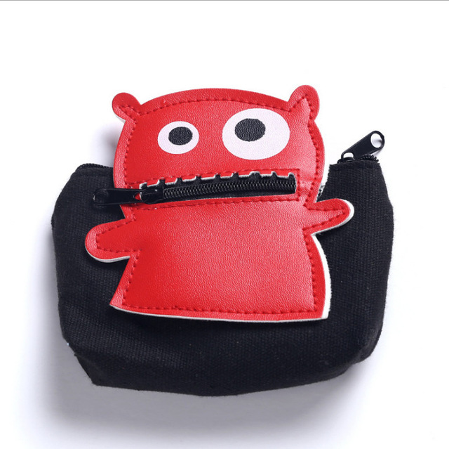 

Portfelik Portmonetka Saszetka Lniana Potworek