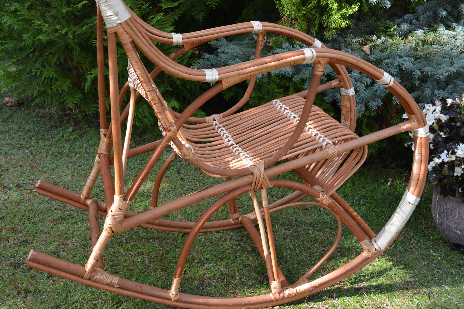 FOTEL BUJANY Z WIKLINY 'KING I' + PODUSZKA RÓŻNE Kod producenta 1