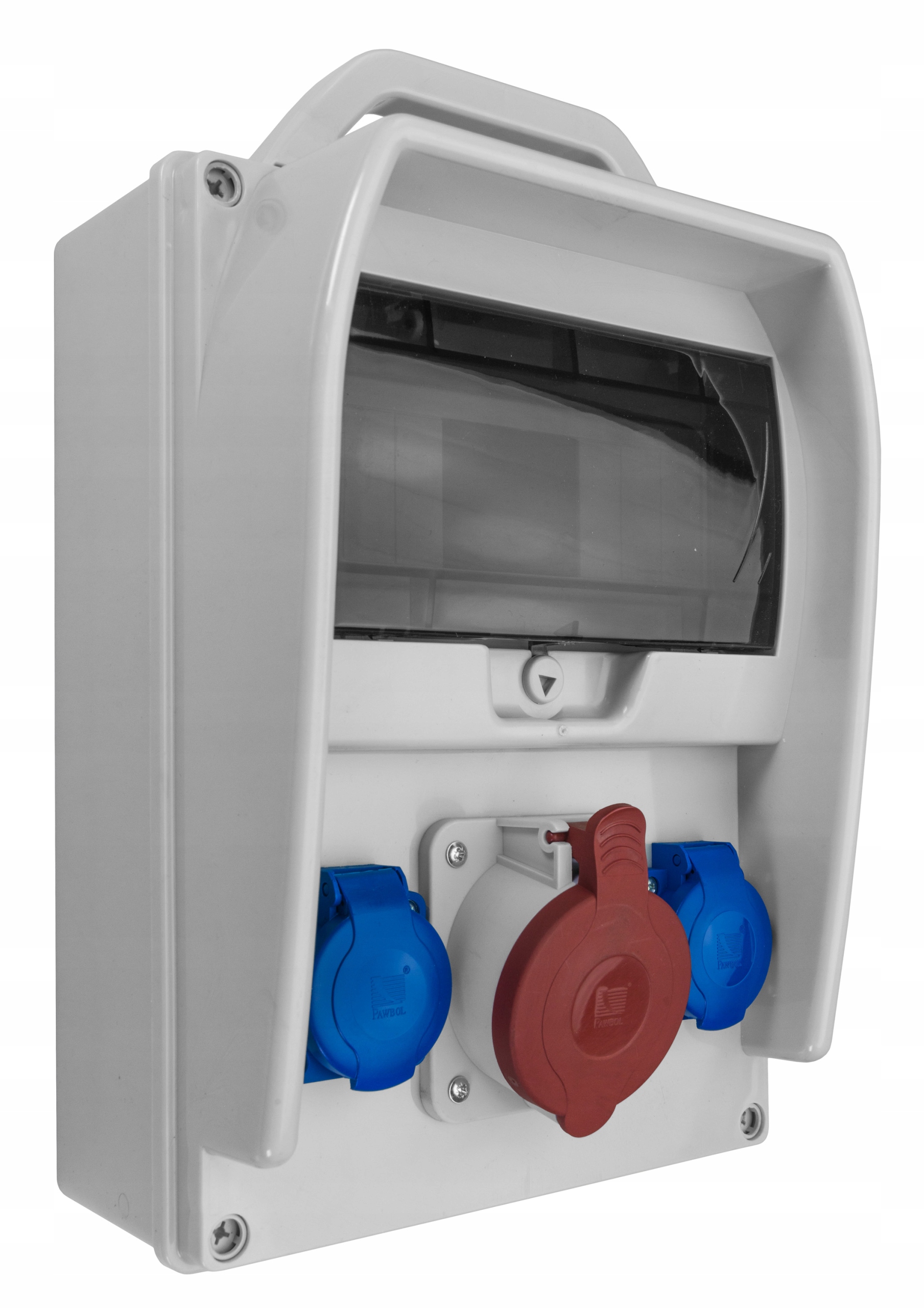 Stavební rozvaděč 1x32/5 2x230V bez ochrany B.18.300-1BR Pawbol