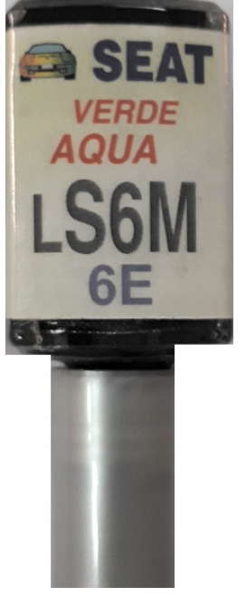 Seat LS6M 6E Verde Aqua Lakier Samochodowy Zaprawka Do Rys 10 ML Arasystem