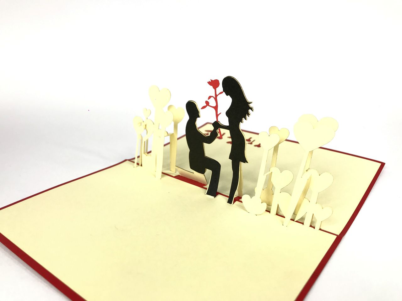 Zásnuby Přání 3D Svatba Výročí Svatební Hostina Pozvánka Gratulace Výjimečná