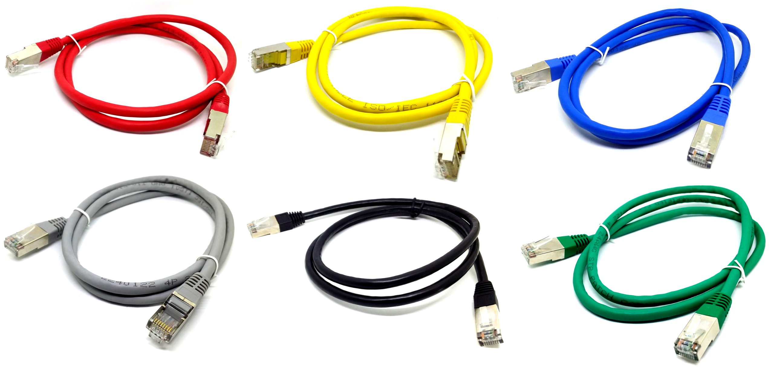 

Patchcord ekranowany RJ45 Ftp CAT.6 0,5m kolor