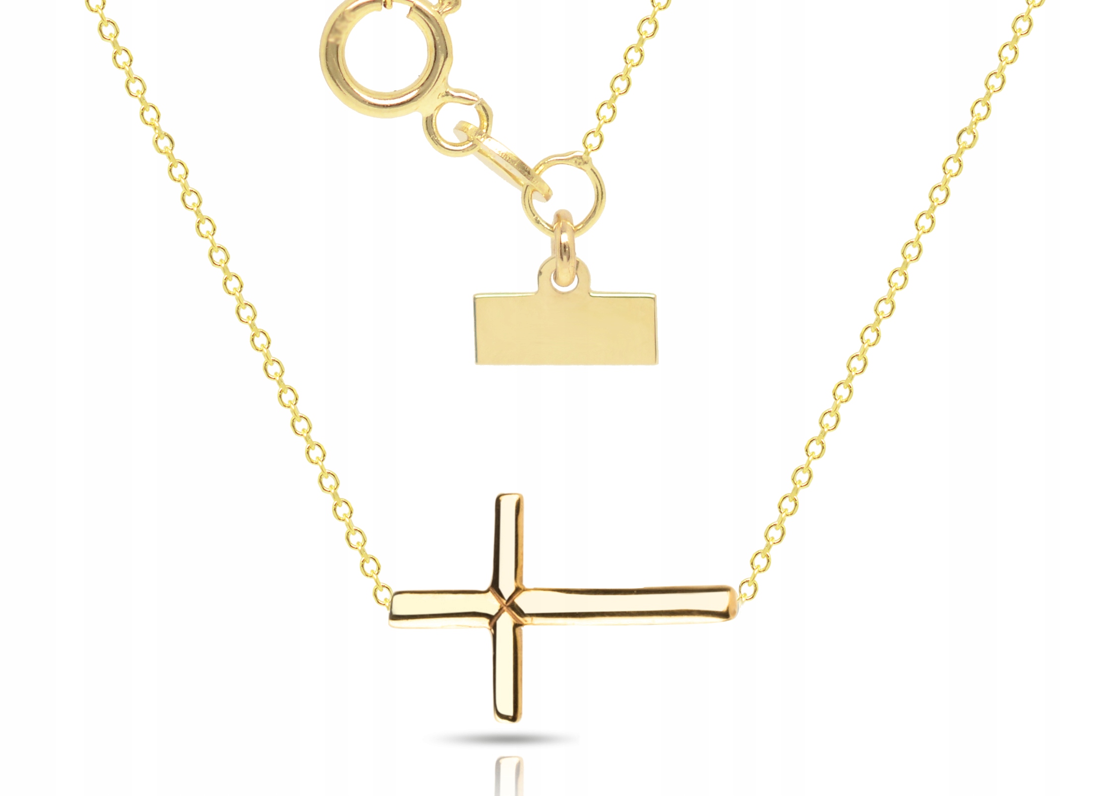 Celebrita Zlatý Náhrdelník S Křížkem Hvězd 585