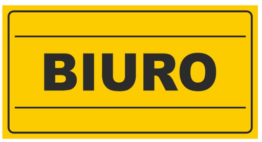 

Tablica Tabliczka Znak Pcv Bhp Biuro