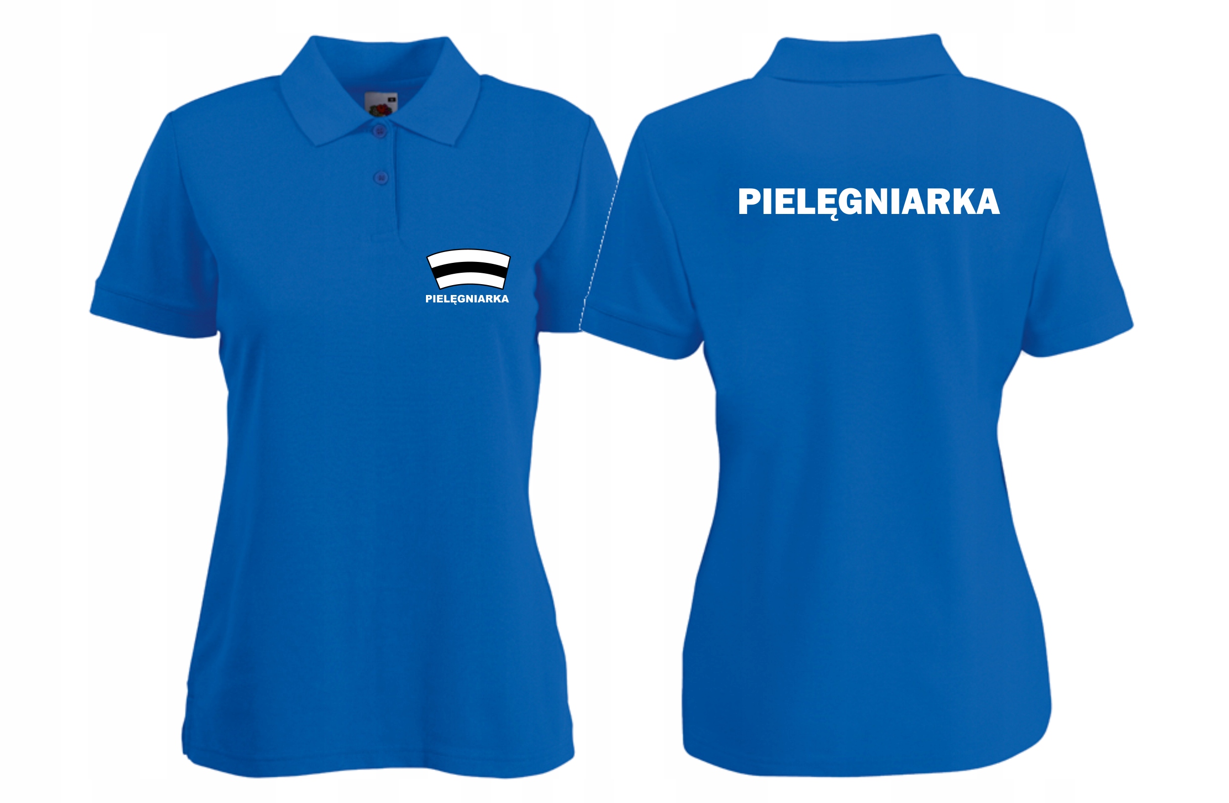 

Koszulka Polo Pielęgniarka Czepek + plecy XL