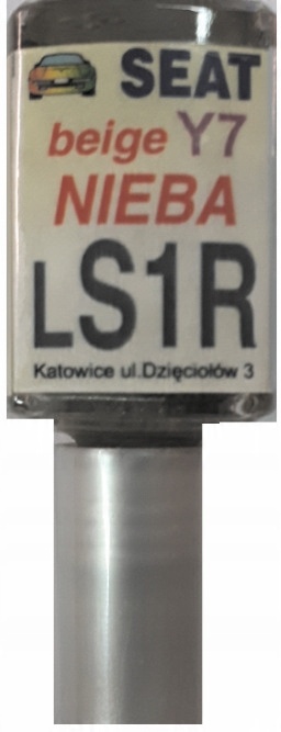 

Seat LS1R Y7 Beige Nieba Lakier Zaprawka Do Rys
