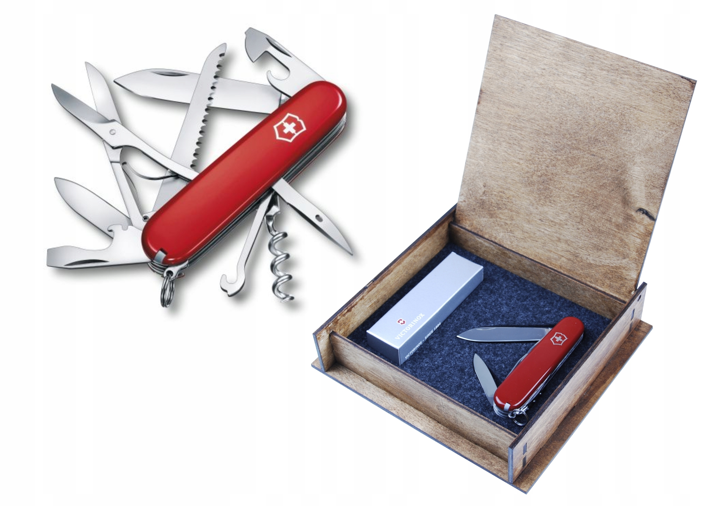 

Victorinox Huntsman 1.3713 Drewno Grawer Rr