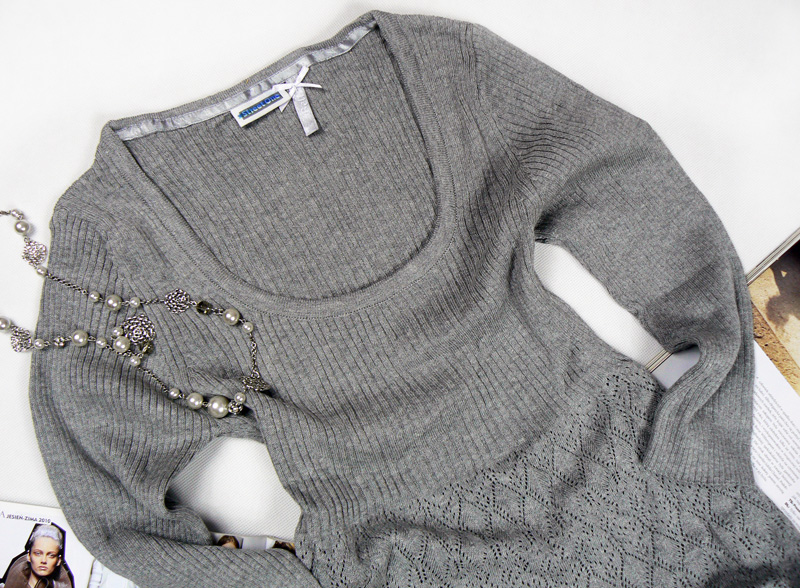 STREET ONE AŻUROWY SWETER TUNIKA BLUZKA 42 Rozmiar 42