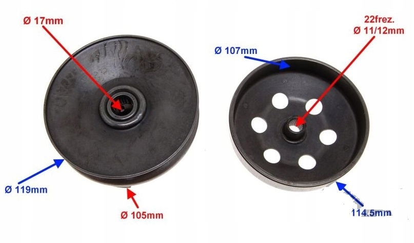 WARIATOR SPRZĘGŁO PASEK 669 SKUTER 4T GY 139QM Producent inny