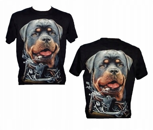 

Koszulka Pies Rottweiler Motor Rock Chang GR558 XL