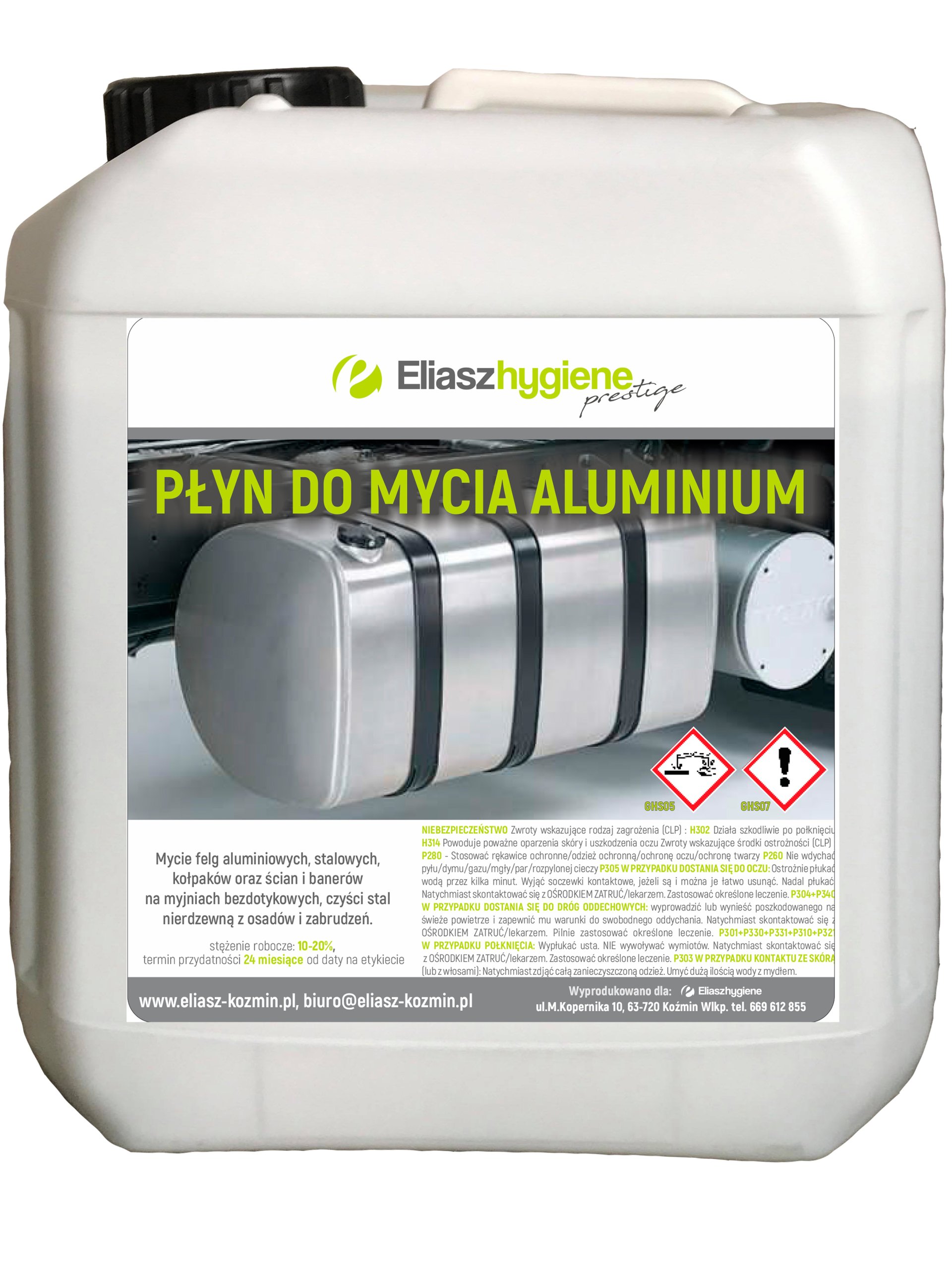 

Płyn Do Mycia Aluminium Koncentrat Eliasz 1L Pro