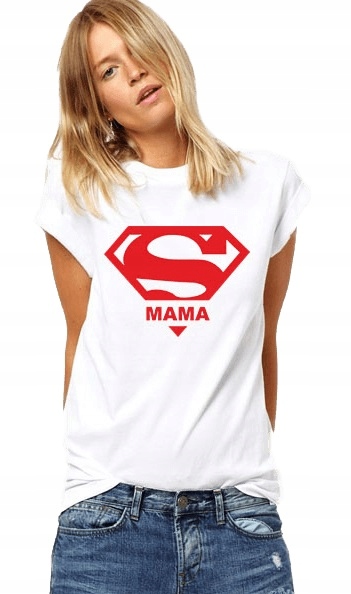 

Koszulka Super Mama Dzień Matki Mamy Imieniny -4XL