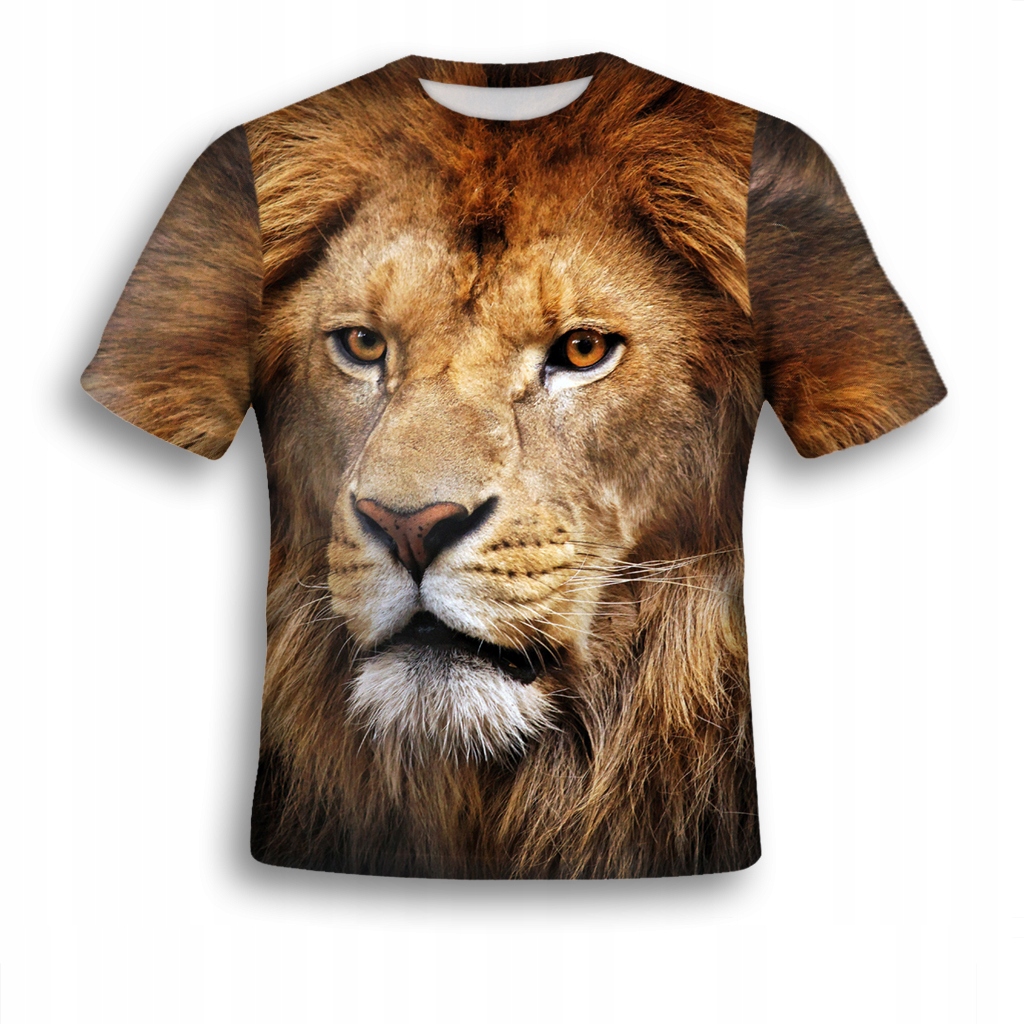 

Koszulka Fullprint T-shirt Lew S Młodzieżowa Modna