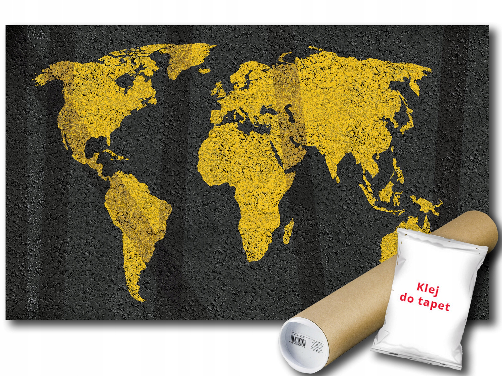 Fototapeta Flizelina Mapa Svět Kontur 208x146