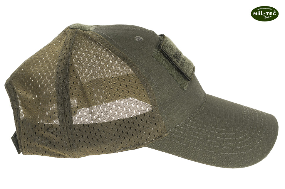 CZAPKA BASEBALL z Daszkiem z SIATKĄ MT - OLIV Model BASEBALL NET CAP