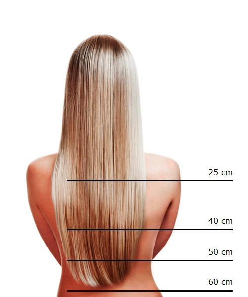 PASEMKA NA RINGI MIKRORINGI WŁOSY NATURALNE 40 CM 1B bardzo ciemny brąz Metoda przedłużania ringi
