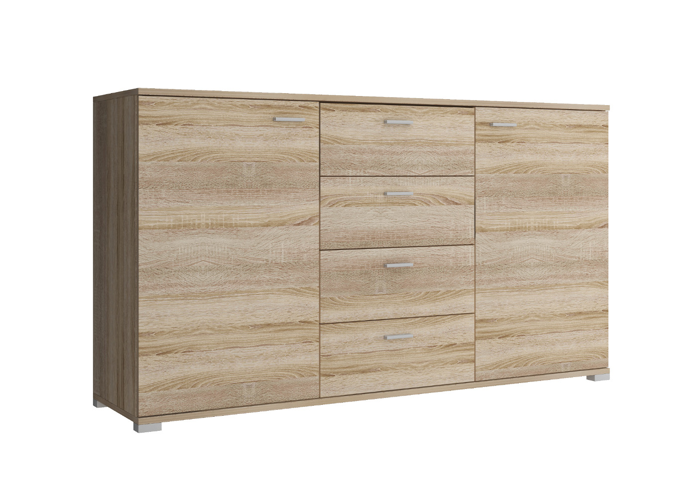 Komoda Szafka Grafit 150cm Pojemna 4 Szuflady Kod producenta komoda