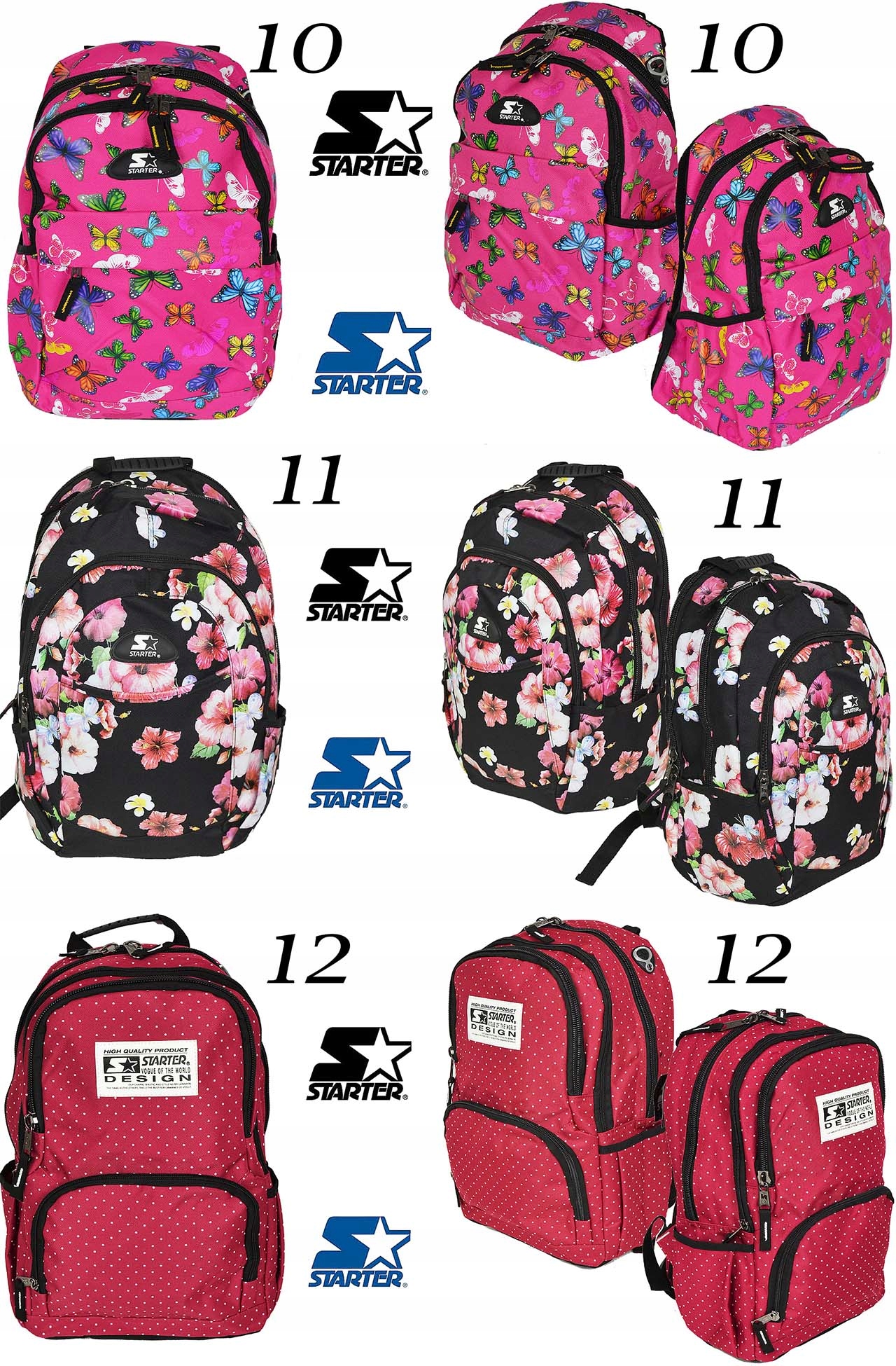 Plecak STARTER Szkolny MOCNY Młodzieżowy PD2 Marka Starter