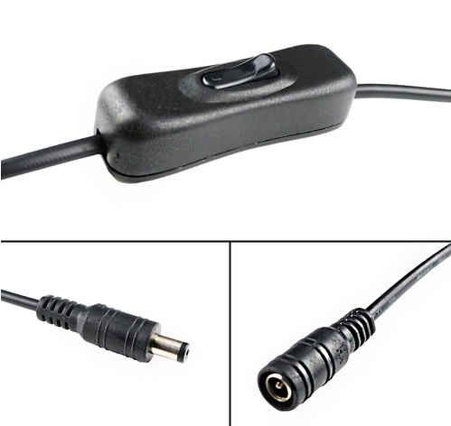 ZŁĄCZKA Z WŁĄCZNIKIEM DC 2:1 5,5/2,1 Typ złączka