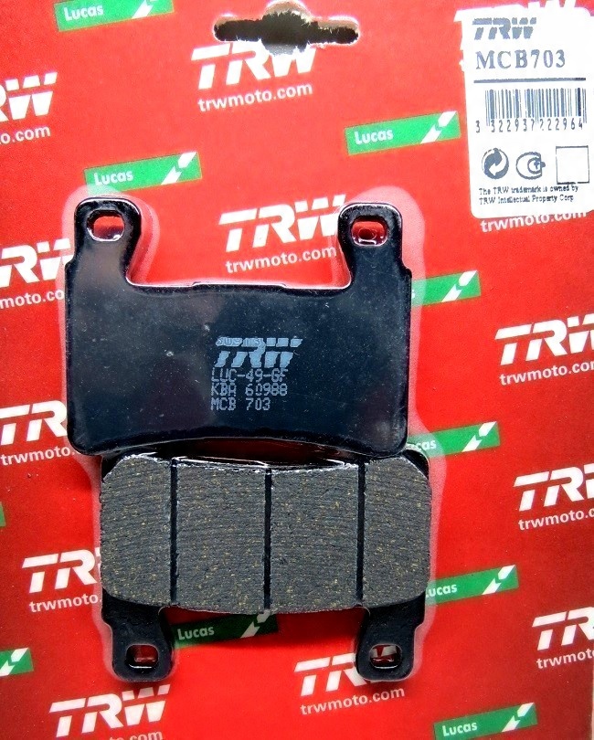 

Klocki Hamulcowe Przód Trw Honda Cb 1300 03-09r.