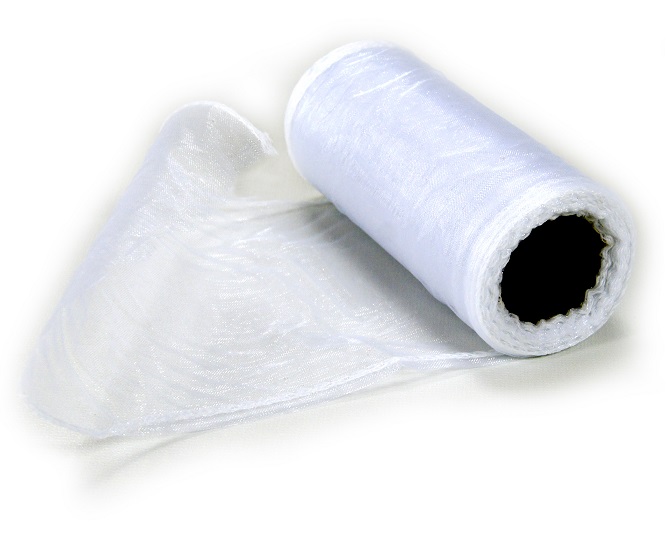 

Organza Obszyta Organtyna Rolka 23 9m/12cm