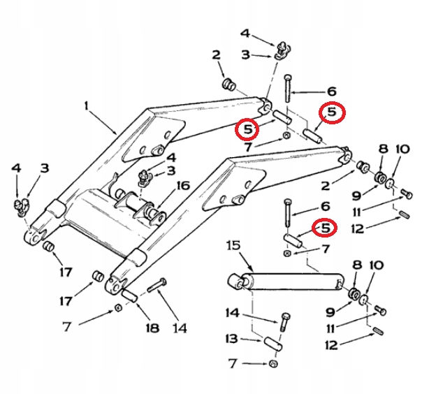 Передний ковш TEREX 3520046M6 50X234