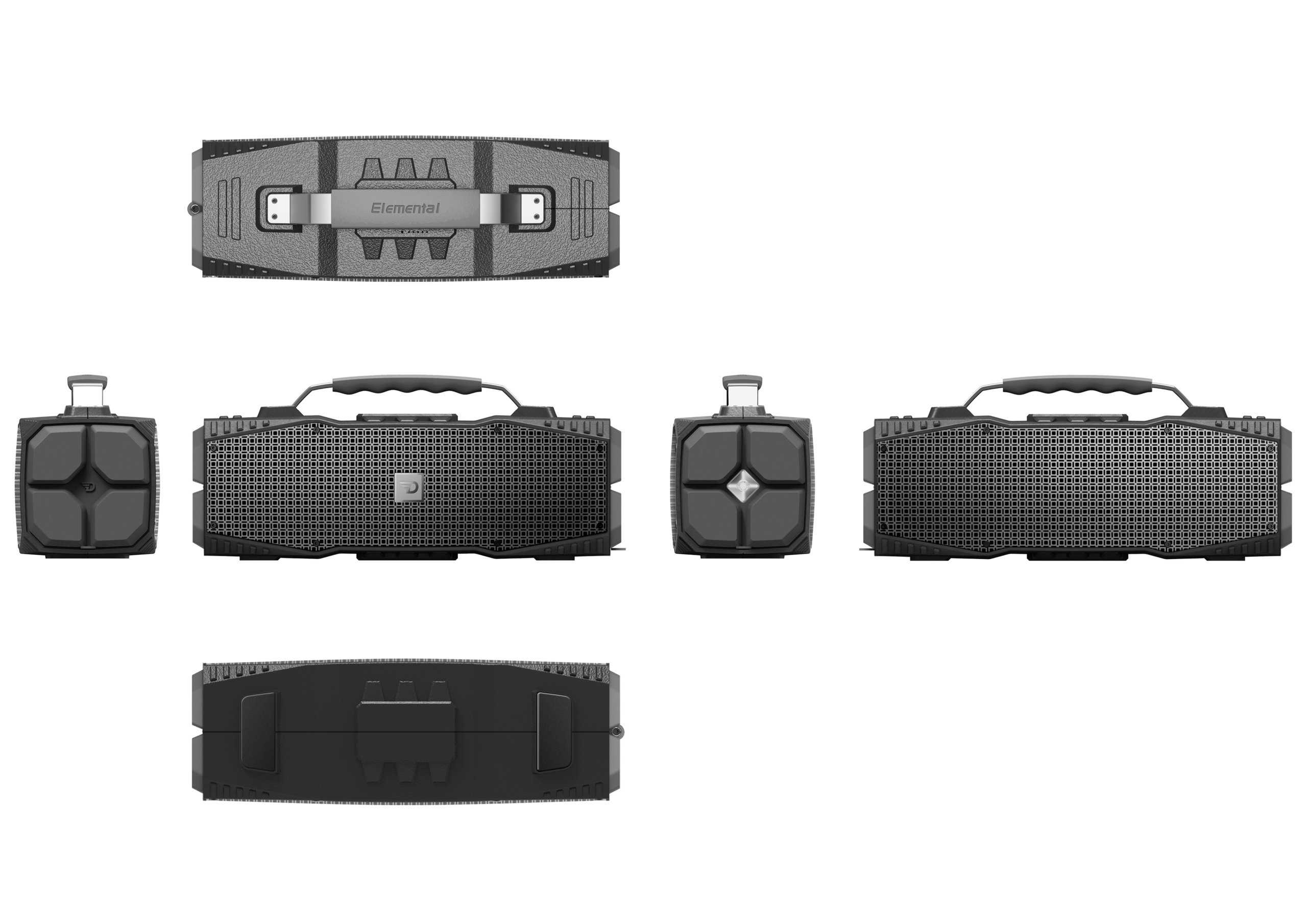 DreamWave Elemental 30W z Bluetooth i latarką LED Zasilanie akumulatorowe