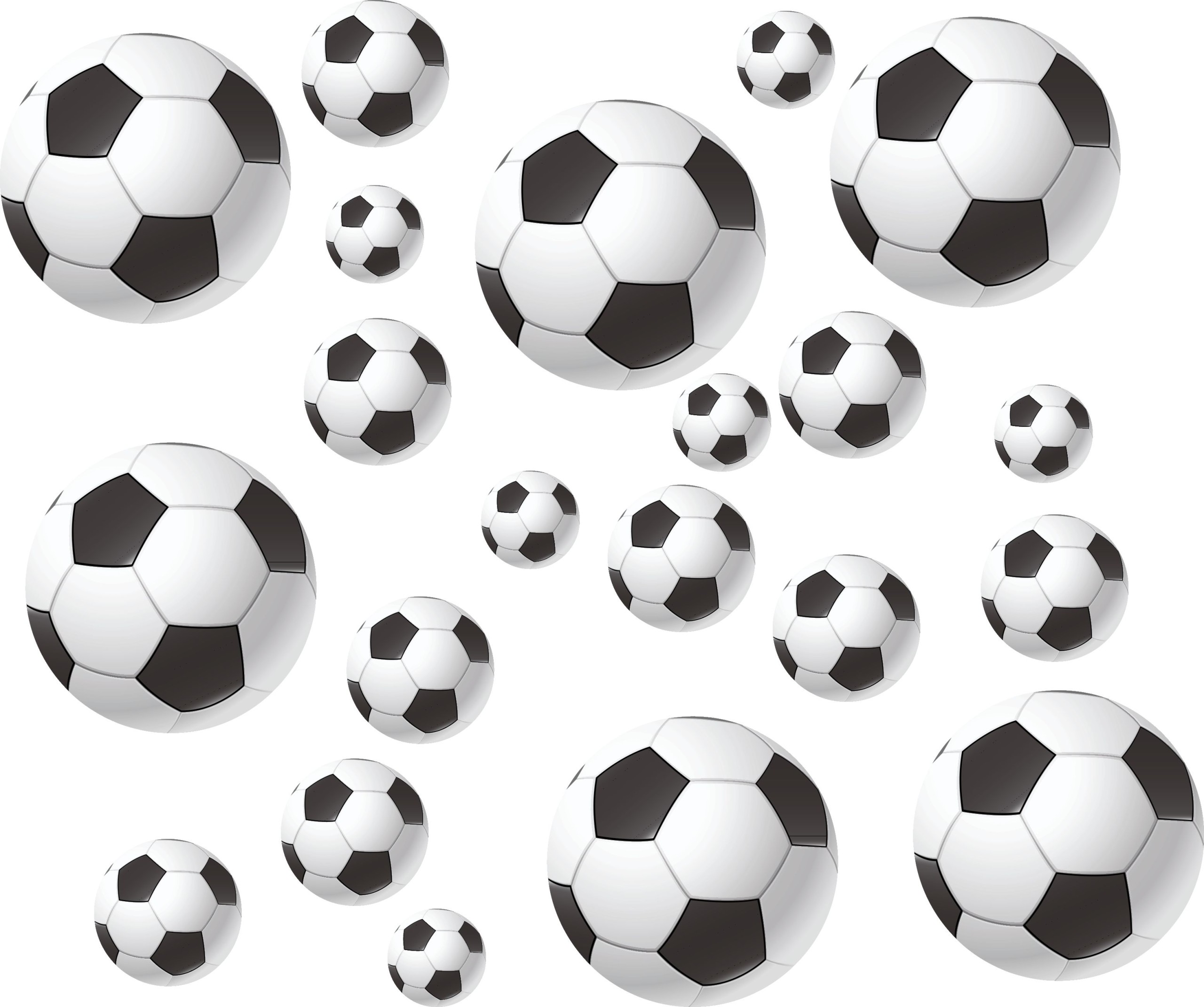 наклейки для детей на стену мяч футбол