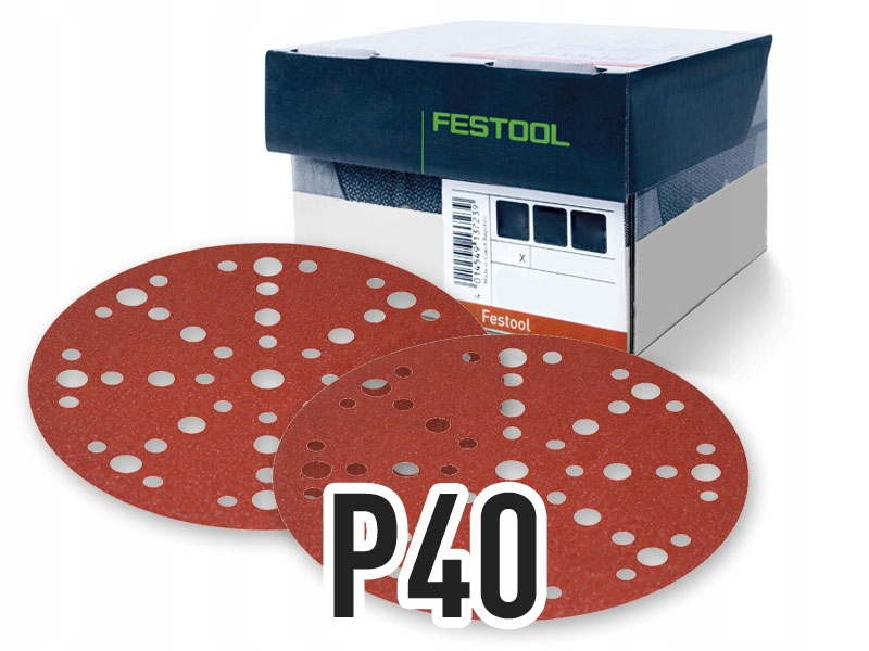 

Festool Krążki ścierne Rubin 2 150 mm P40 575186