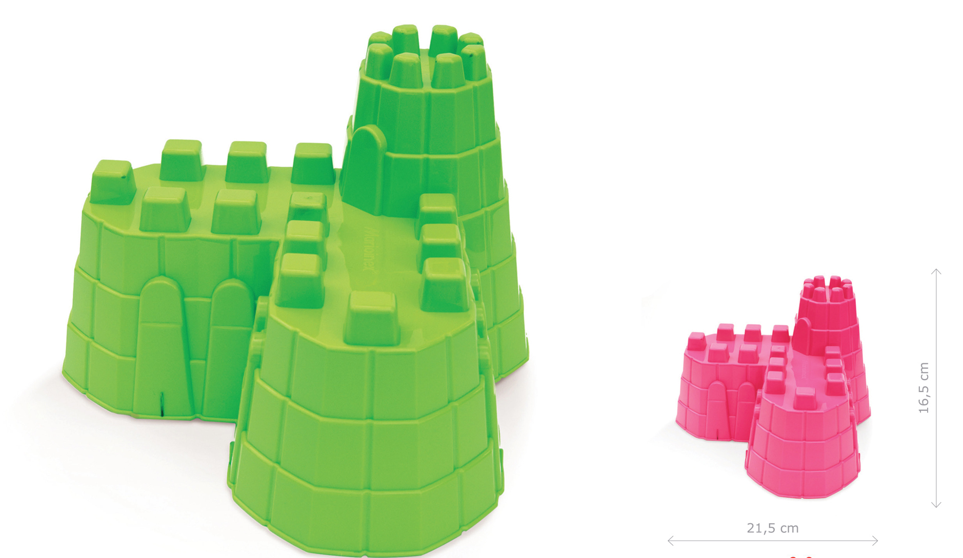 FOREMKA ZAMEK 2 DO PIASKU PIASKOWNICY PIACHU Kod producenta 901 540