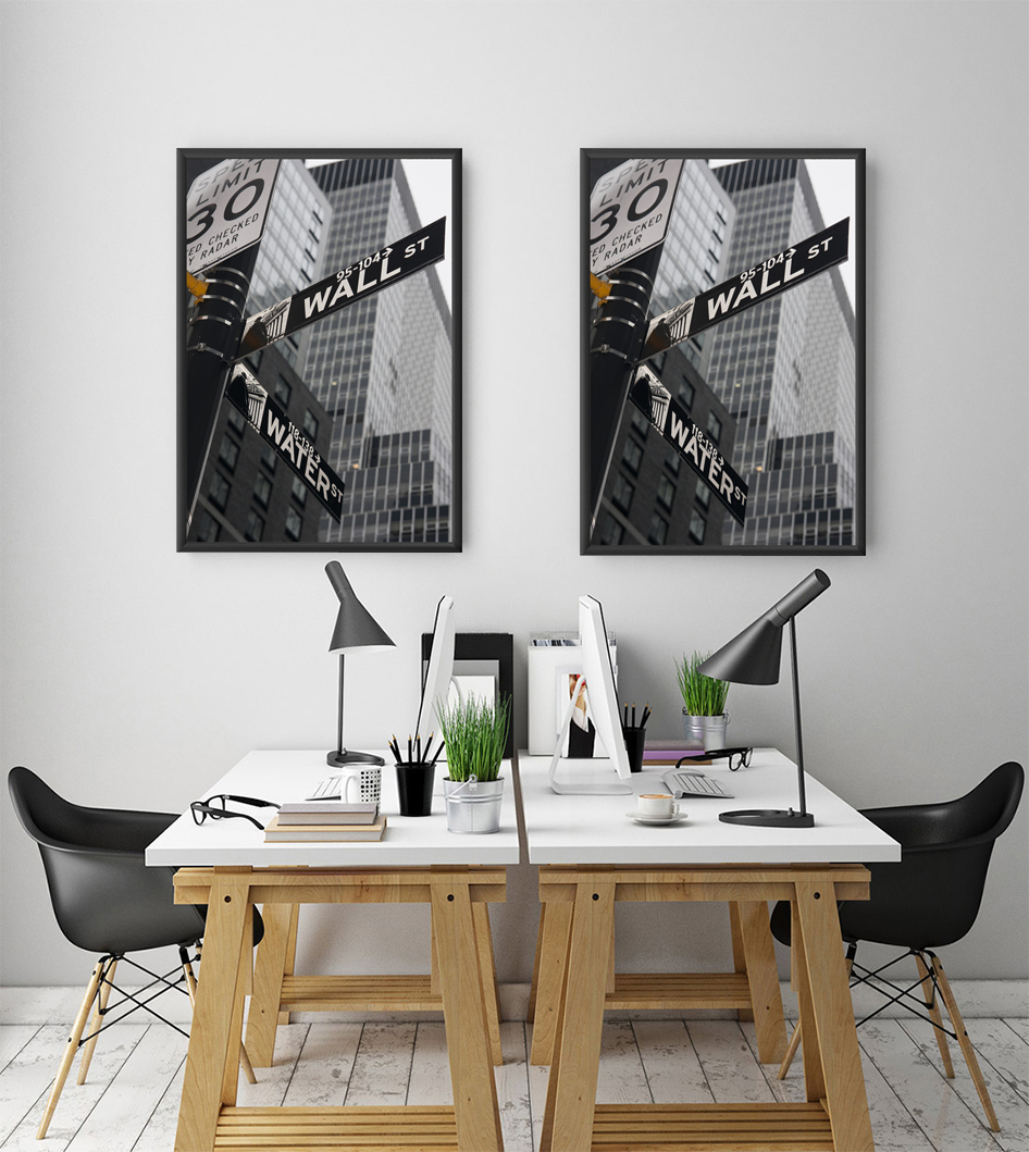 RAMA ALUMINIOWA CZARNA 20x30 CM - RAMKA 30x20 Materiał metal