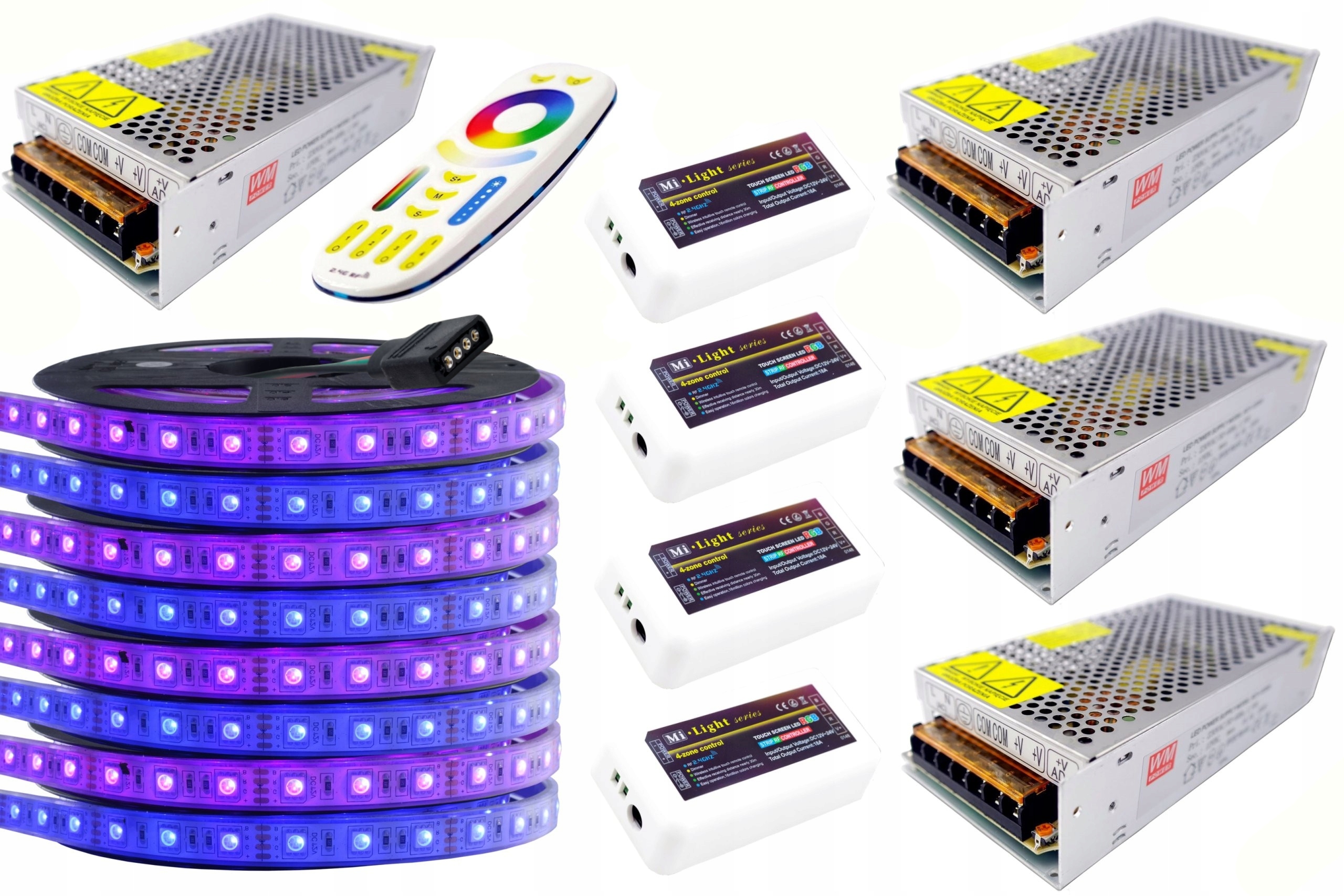 Set Led Rgb vodotesný Mi-Light Premium 40 m