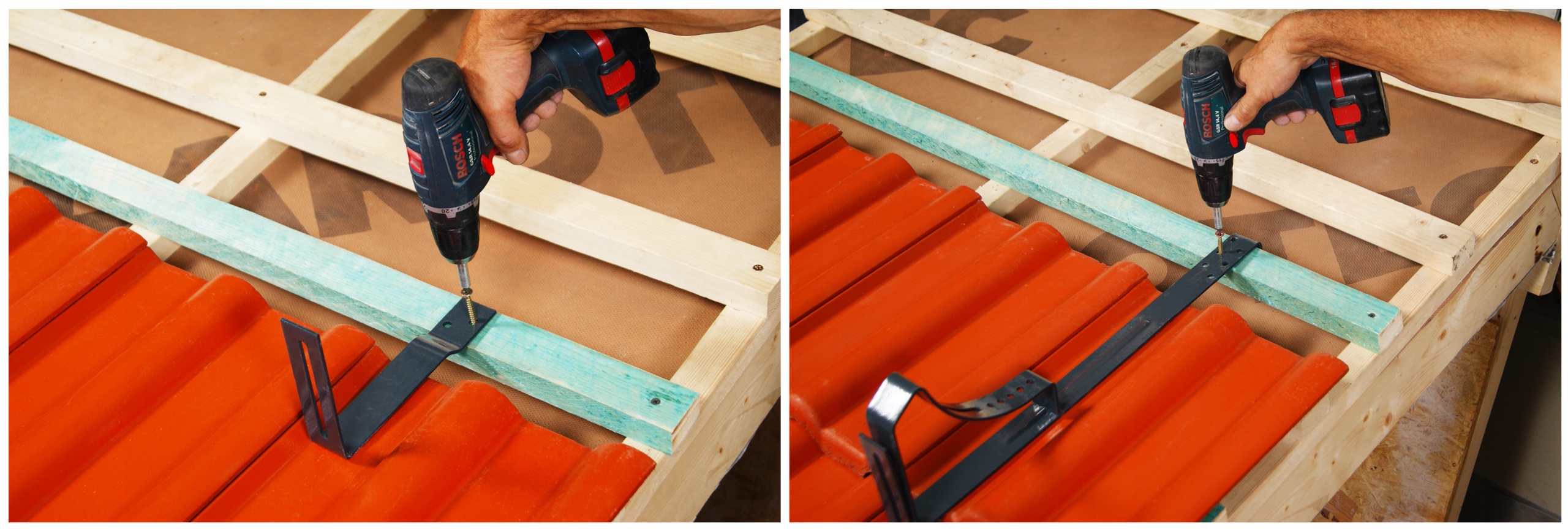 Płotek śniegowy 200cm 5 x uchwyt ocynk dachówki Marka Parotec