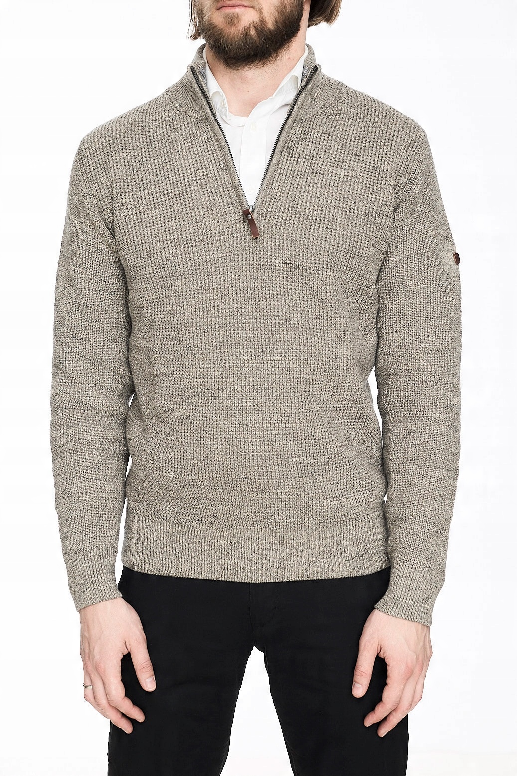 

Sweter Męski Camel Active Szary Rozpinany S
